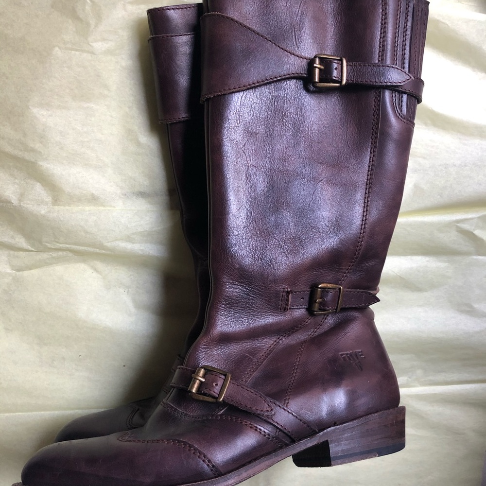 Brown Frye Dorado Rising Boots